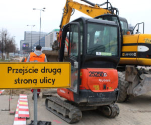 Koparki rozgrzebały Marszałkowską 