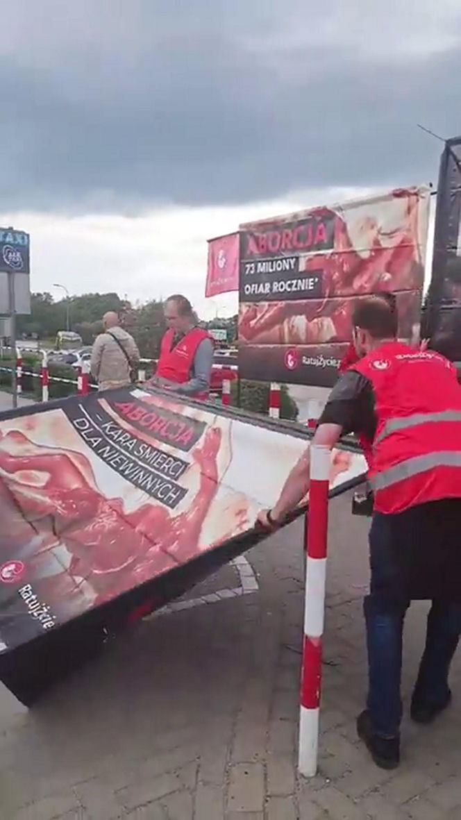 Różaniec przed szpitalem w Lublinie