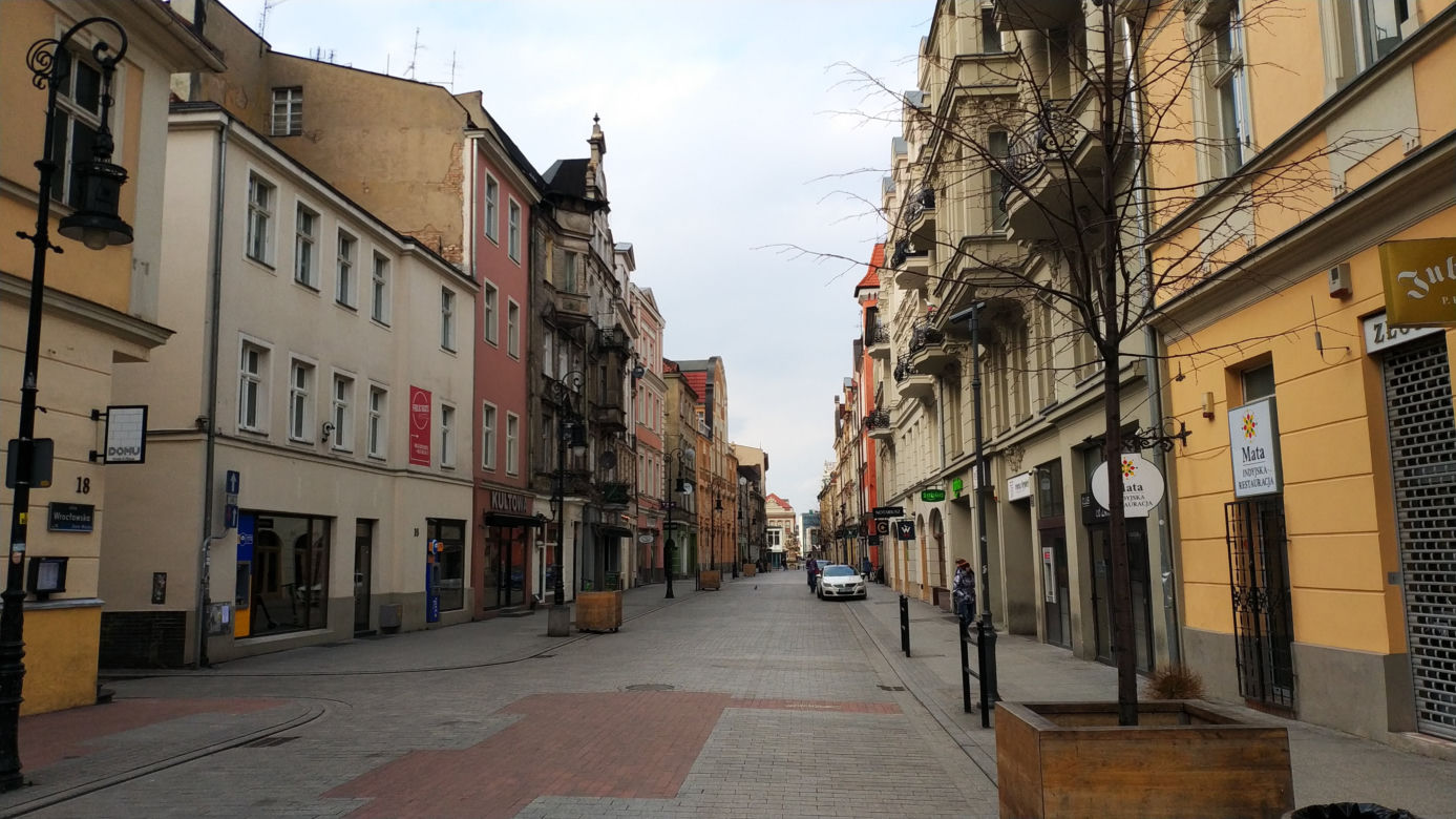 Opustoszały Poznań... 