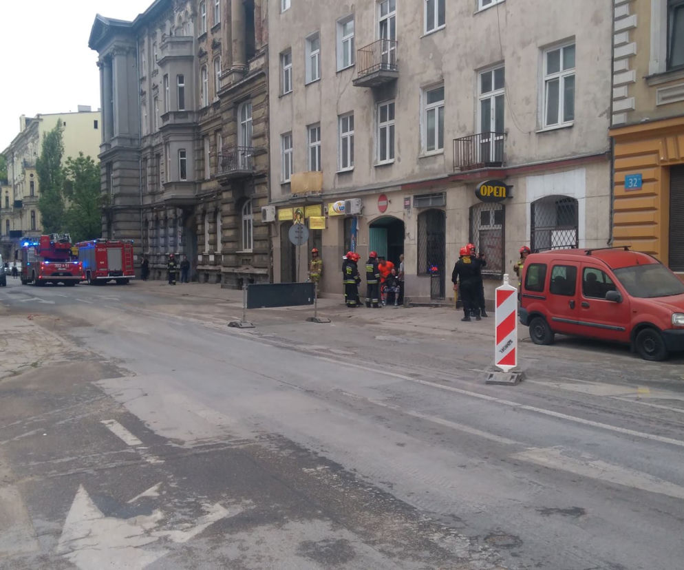 W centrum Łodzi zawaliła się trzypiętrowa kamienica
