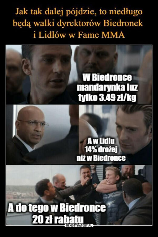 Walka cenowa Biedronki z Lidlem na memach. Internauci bezlitośni. "A wy z jakiego gangu jesteście?"