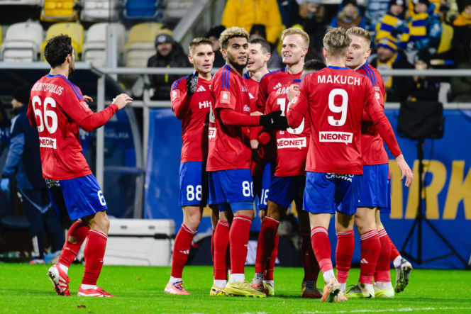 Arka Gdynia - Raków Częstochowa, zdjęcia kibiców i piłkarzy z meczu 17. kolejki PKO BP Ekstraklasy