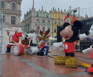 Bajkowa instalacja przed zamojski ratuszem