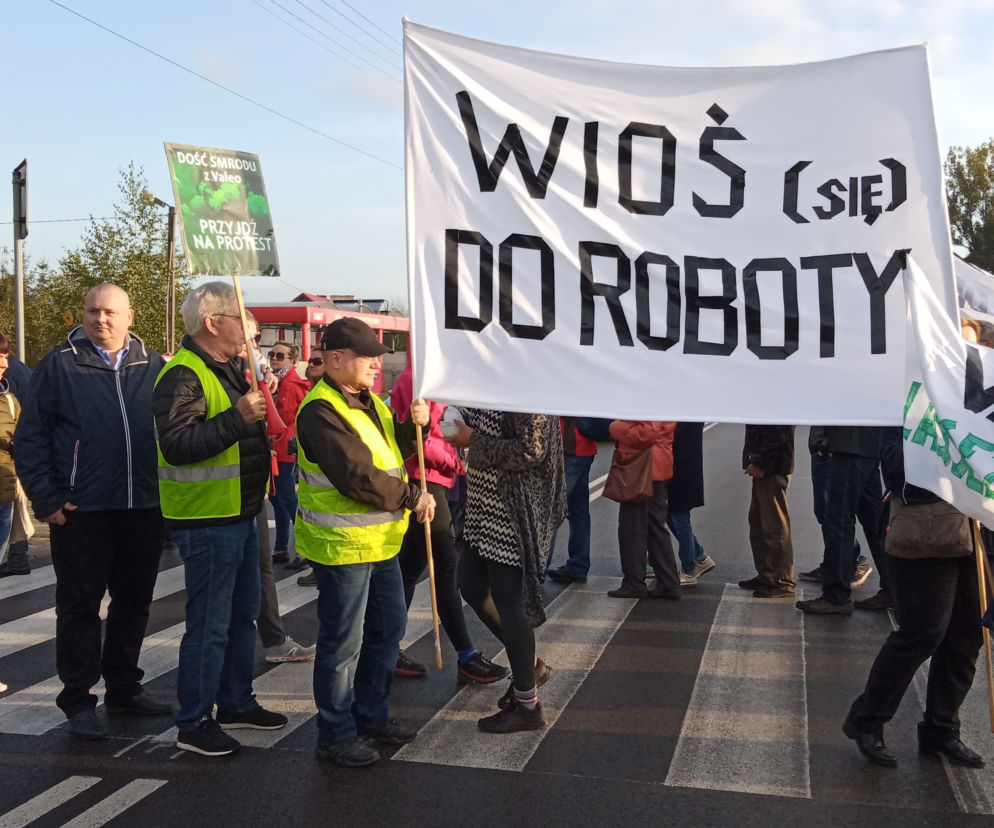 Wielki protest w Skawinie