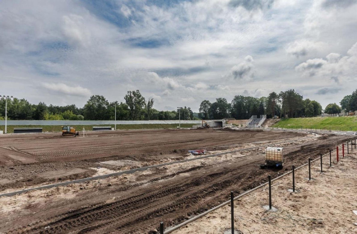 Remont stadionu Granatu w Skarżysku (lipiec 2026)