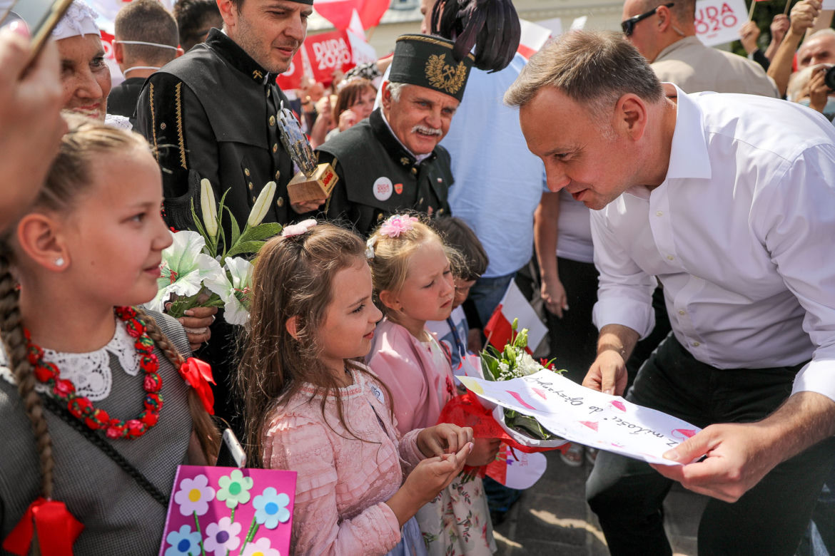 Andrzej Duda odwiedził Olkusz na kampanijnej trasie