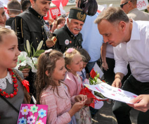 Andrzej Duda odwiedził Olkusz na kampanijnej trasie