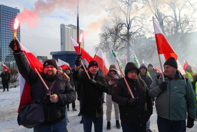 Protest rolników w Warszawie (9.01.2026)