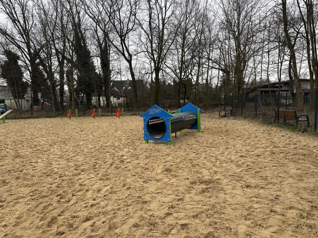 Psi park na ul. Dzwonowej w Łodzi
