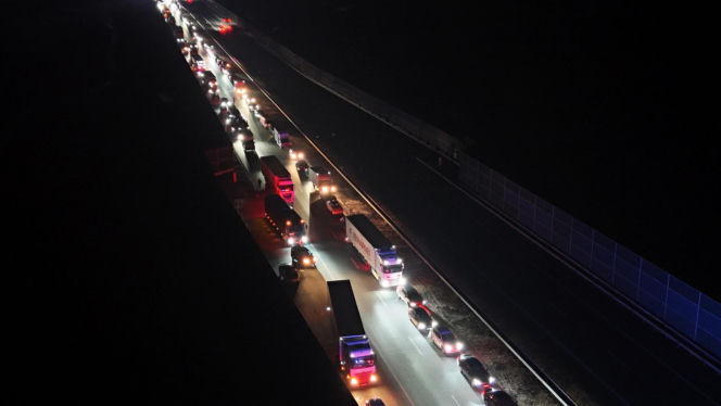 Wypadek na autostradzie A2