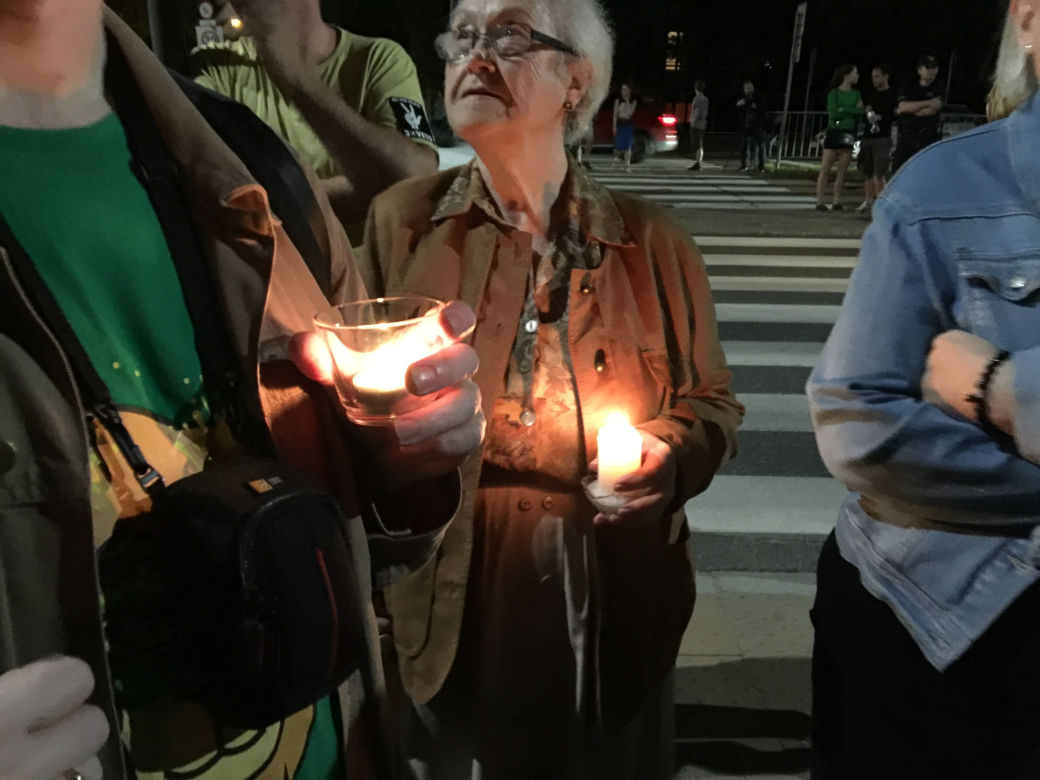 Protest przed domem Jarosława Kaczyńskiego, 22 lipca