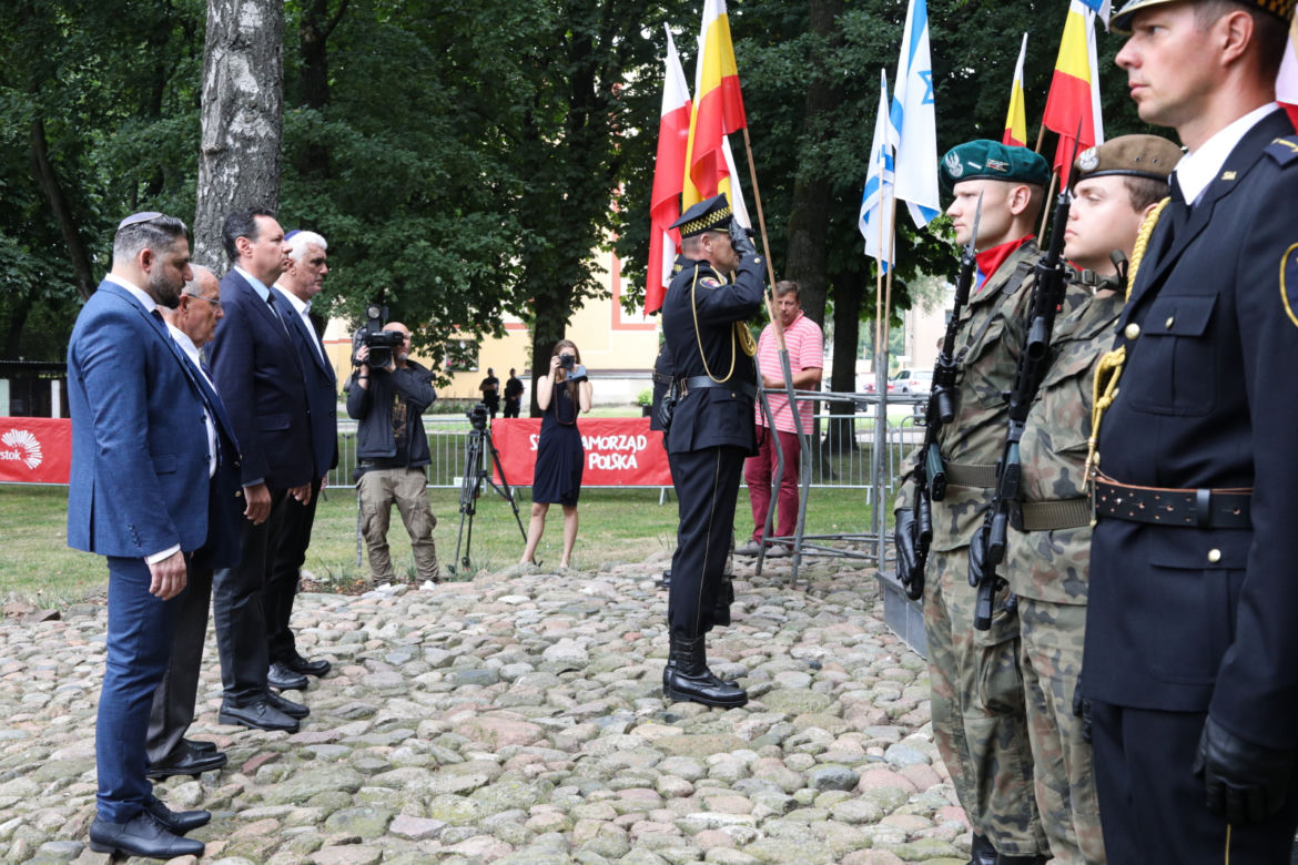 Białystok: obchody 79. rocznicy powstania w getcie białostockim [ZDJĘCIA]