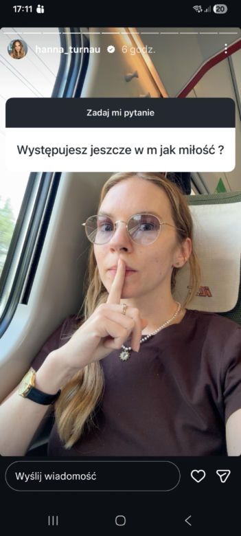 Hanna Turnau (Sylwia z M jak miłość) o odejściu z serialu