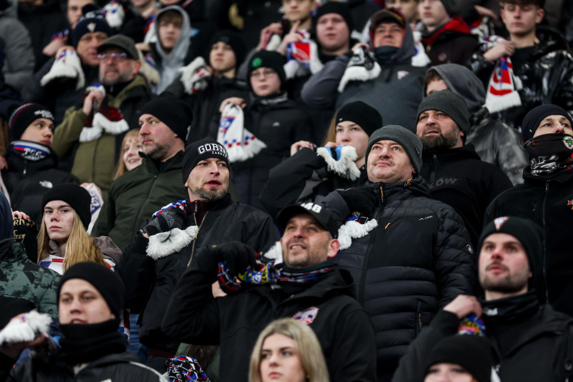 Górnik Zabrze - Pogoń Szczecin: Zdjęcia kibiców z meczu 22. kolejki PKO BP Ekstraklasy