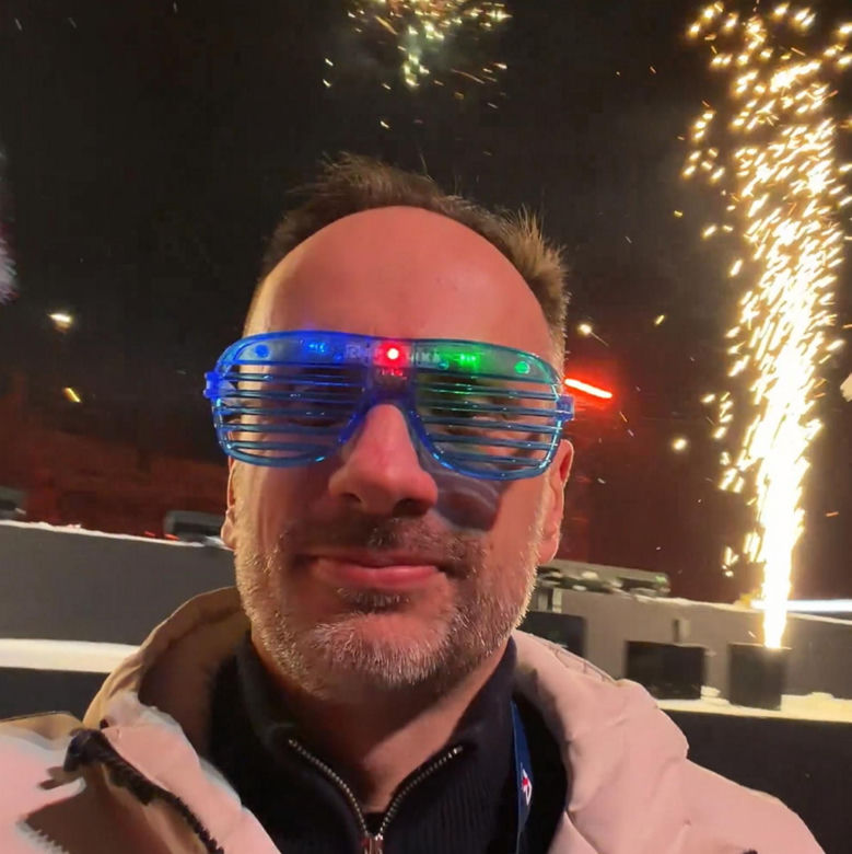 Janusz Kowalski na sylwestrze TV Republika