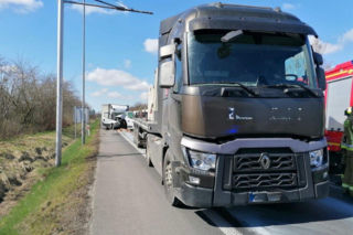 Tragiczne popołudnie na DK24. Kierowca busa zginął w wypadku