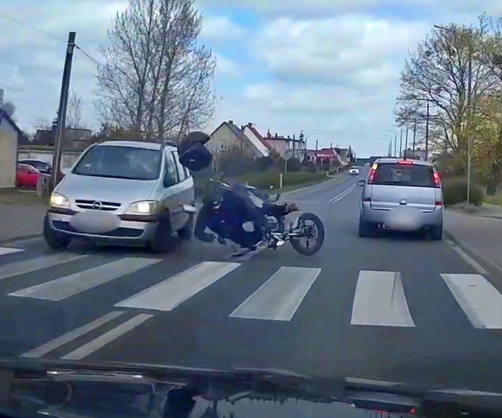 Wymuszenie pierwszeństwa na motocykliście 