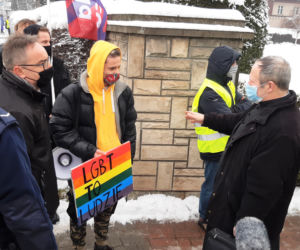 „LGBT to ludzie - uliczny protest w Tarnowie