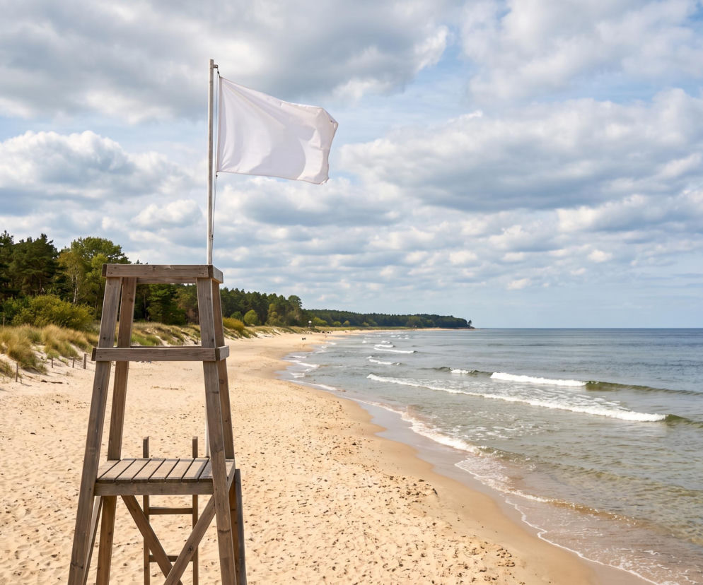 Sinice Pogorzelica 16.07. Czy w Pogorzelicy można się dzisiaj kąpać? Flaga, warunki pogodowe