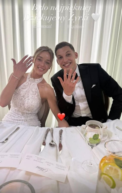 Maria Stenzel i Mateusz Żyro wzięli ślub
