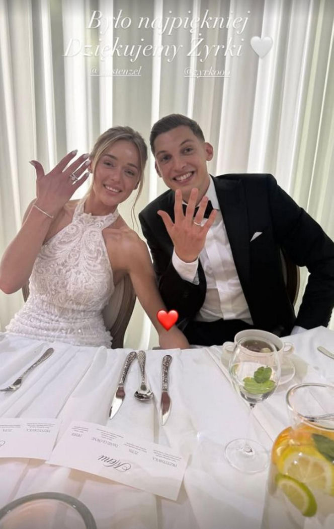 Maria Stenzel i Mateusz Żyro wzięli ślub