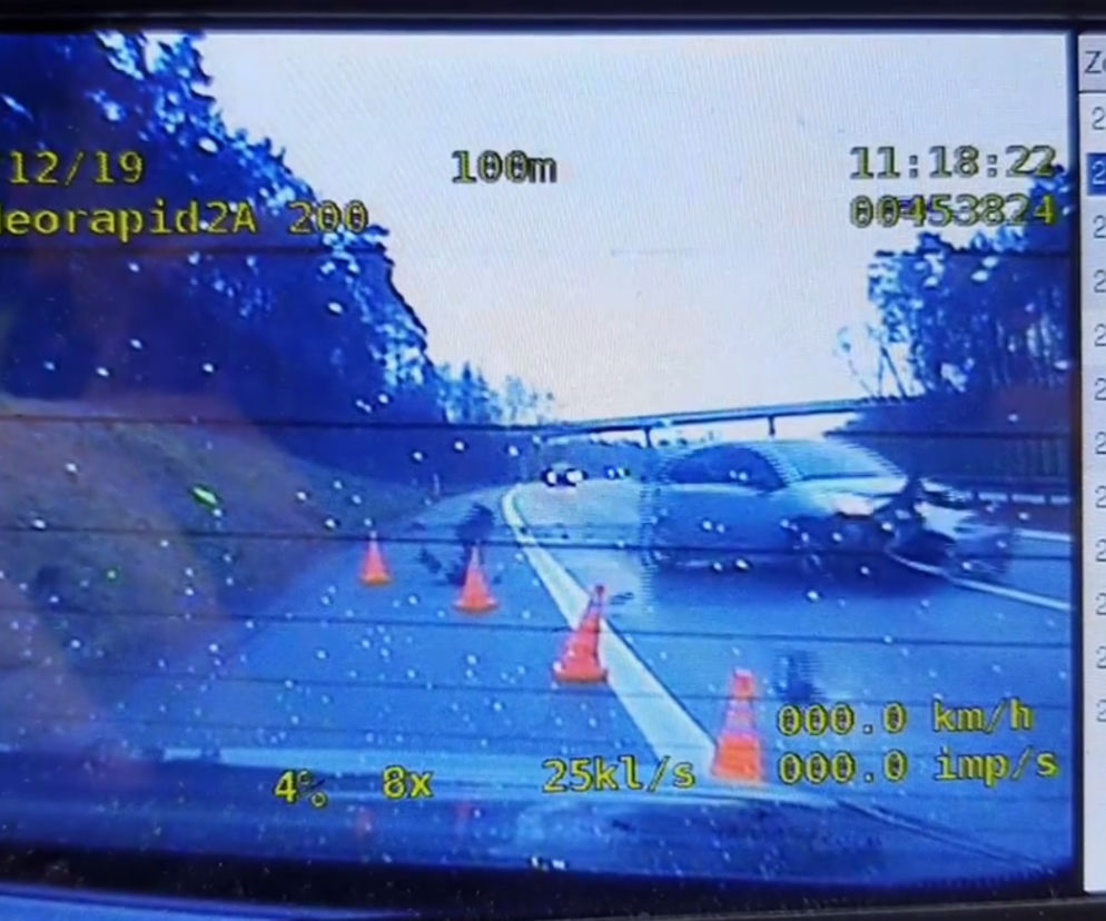 Wypadek na autostradzie A4