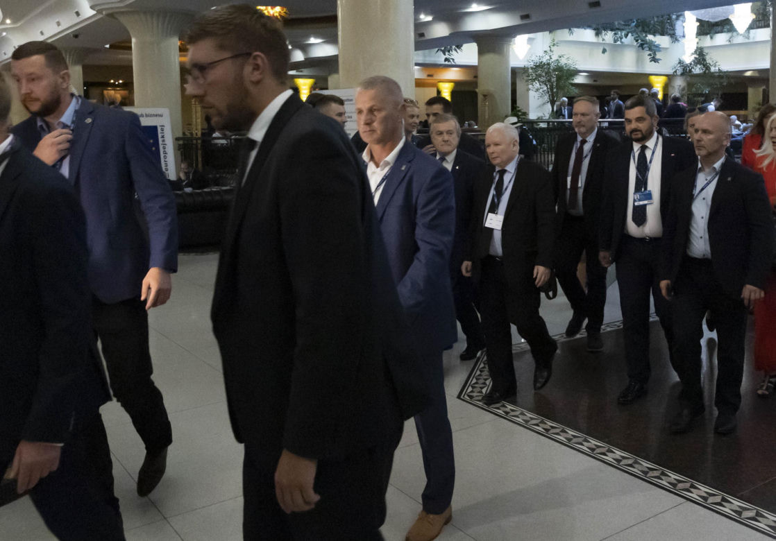 Jarosław Kaczyński, Piotr Gliński. Forum Ekonomiczne Karpacz 2022