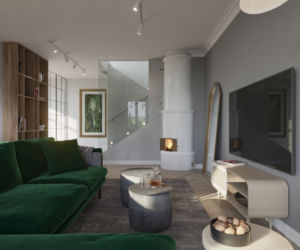 Vintage loft – projekt domu w Warszawie