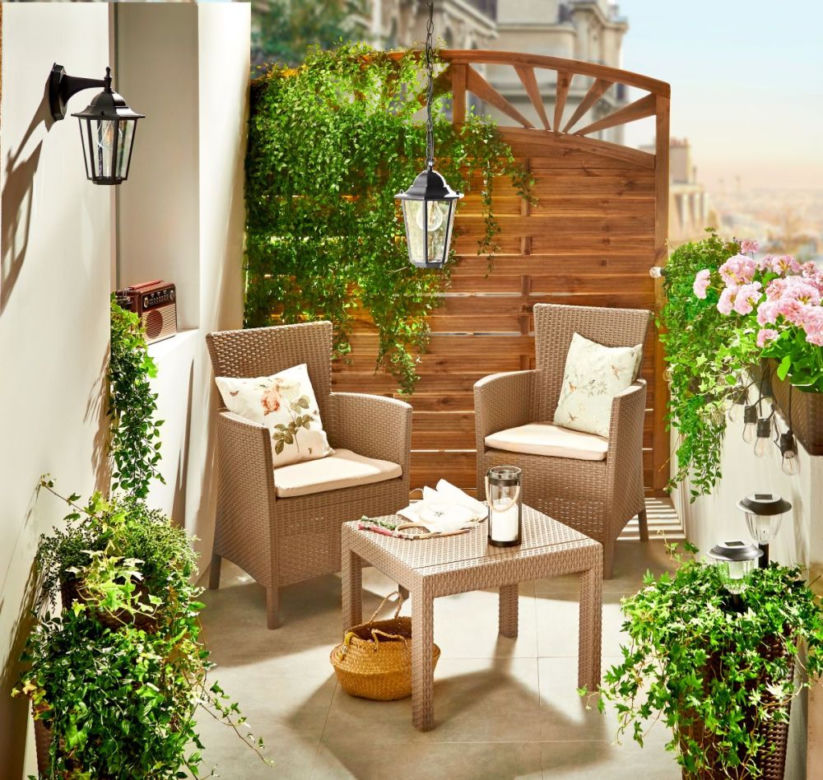 Balkon w bloku