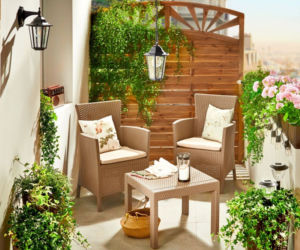 Balkon w bloku