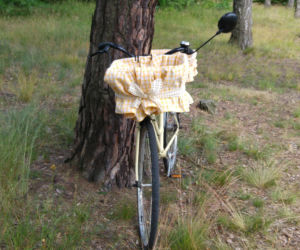 Pokrowiec na koszyk rowerowy