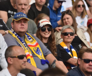 PRES Grupa Deweloperska Toruń - Gezet Stal Gorzów: Zdjęcia kibiców z meczu 7. kolejki PGE Ekstraligi na Motoarenie