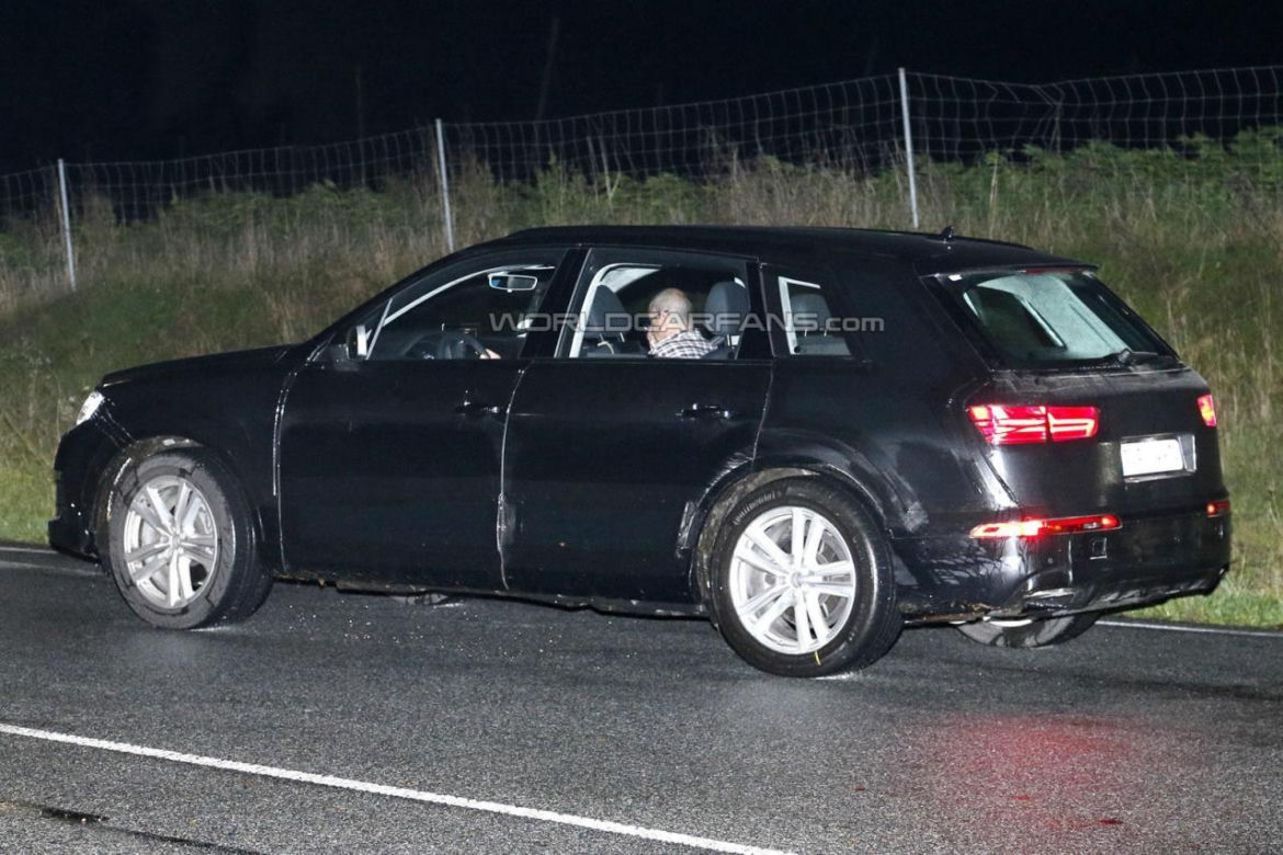 nowe Audi Q7 podczas testów