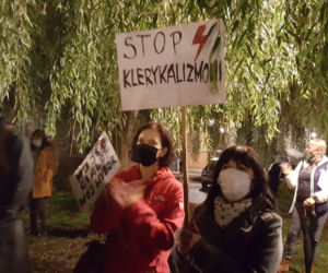 Przeciwnicy zaostrzenia prawa aborcyjnego wyszli na ulice Świecia