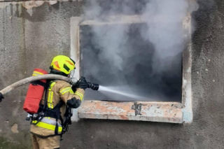 Pożar pod Wrocławiem