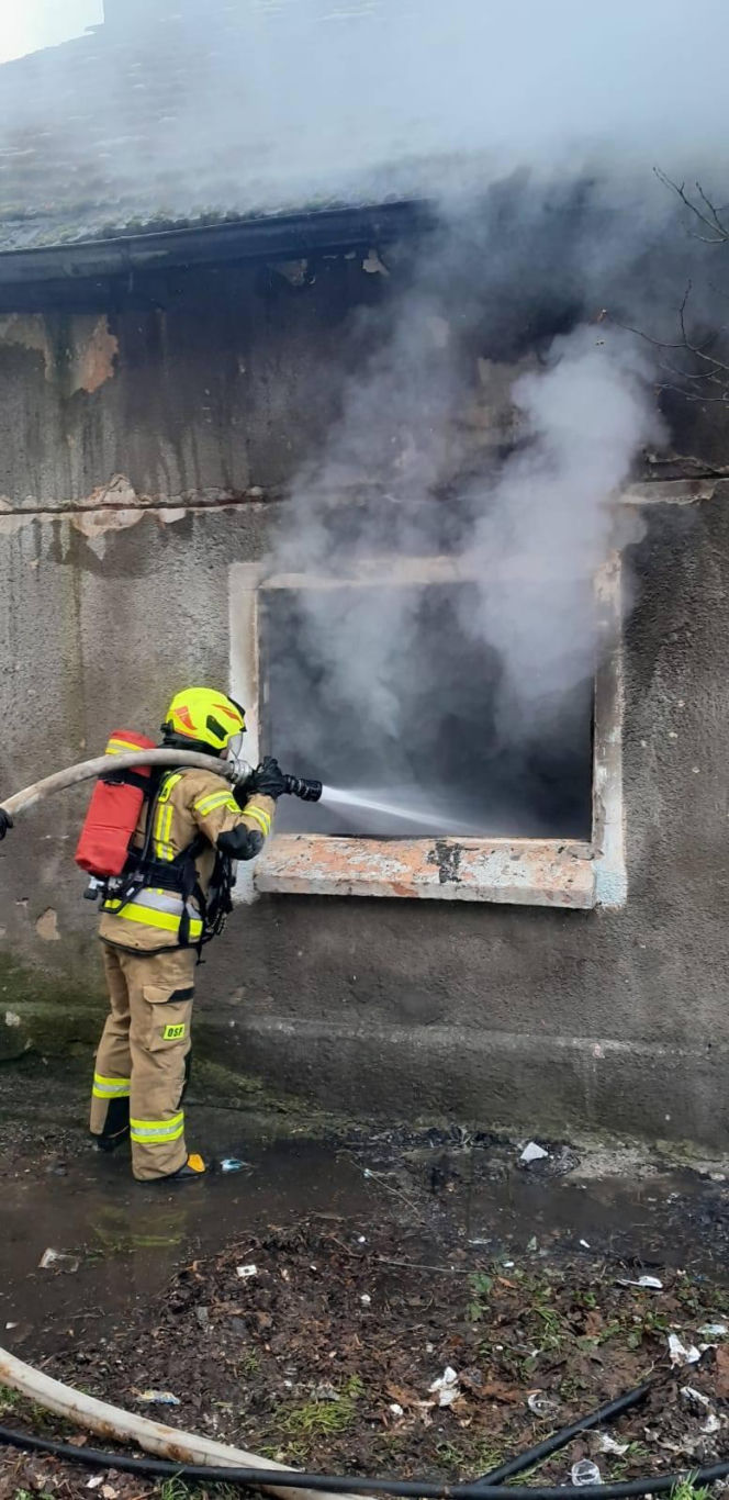 Pożar pod Wrocławiem