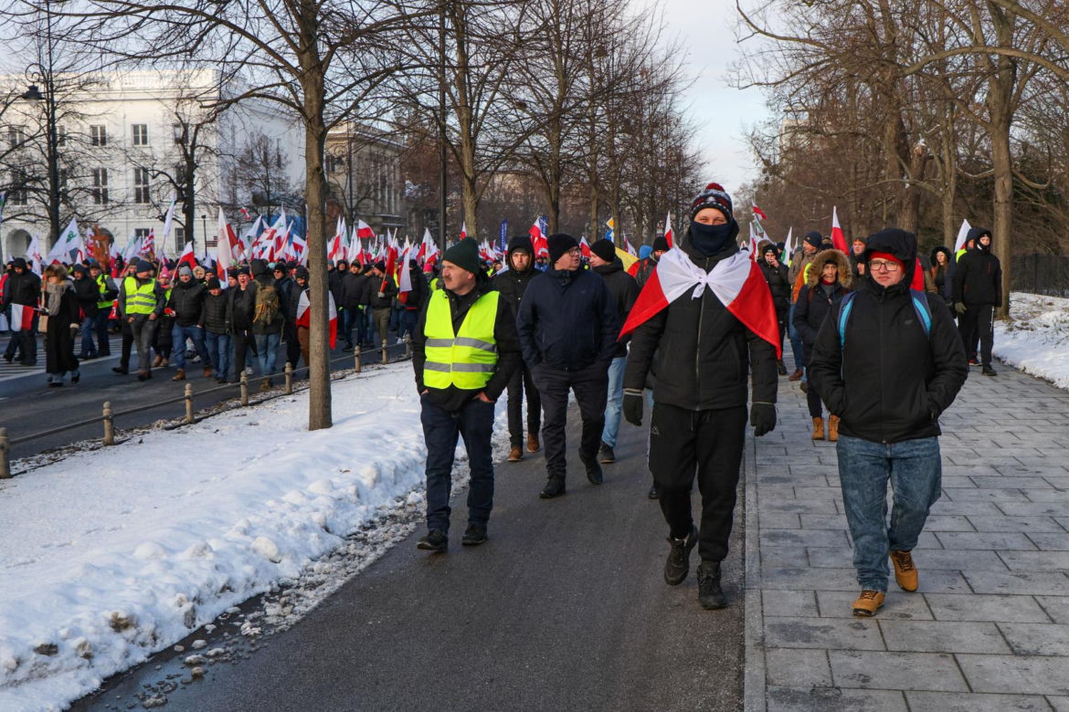 Protest rolników w Warszawie (9.01.2026)