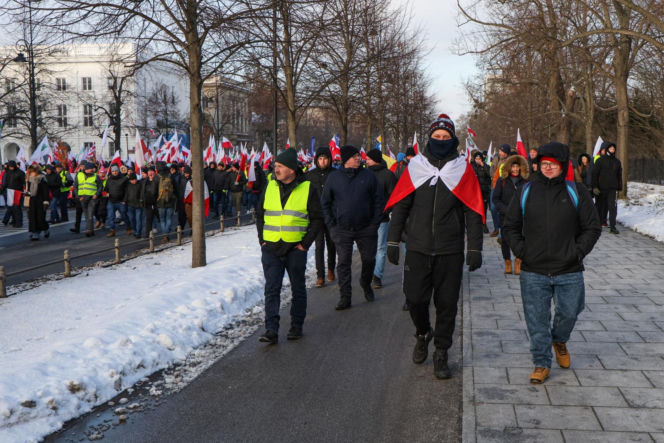 Protest rolników w Warszawie (9.01.2026)