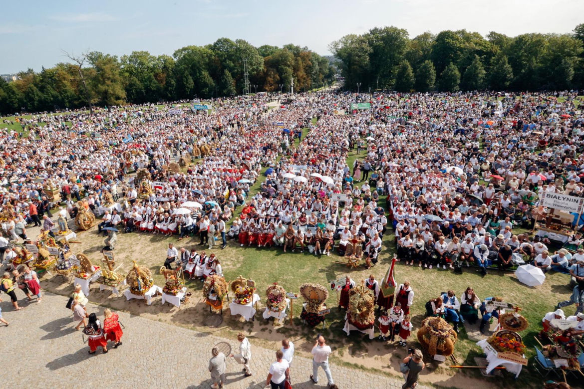 Dożynki Jasnogórskie 2024 z prezydentem Andrzejem Dudą
