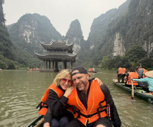 Patrycja Markowska z mężem w Wietnamie