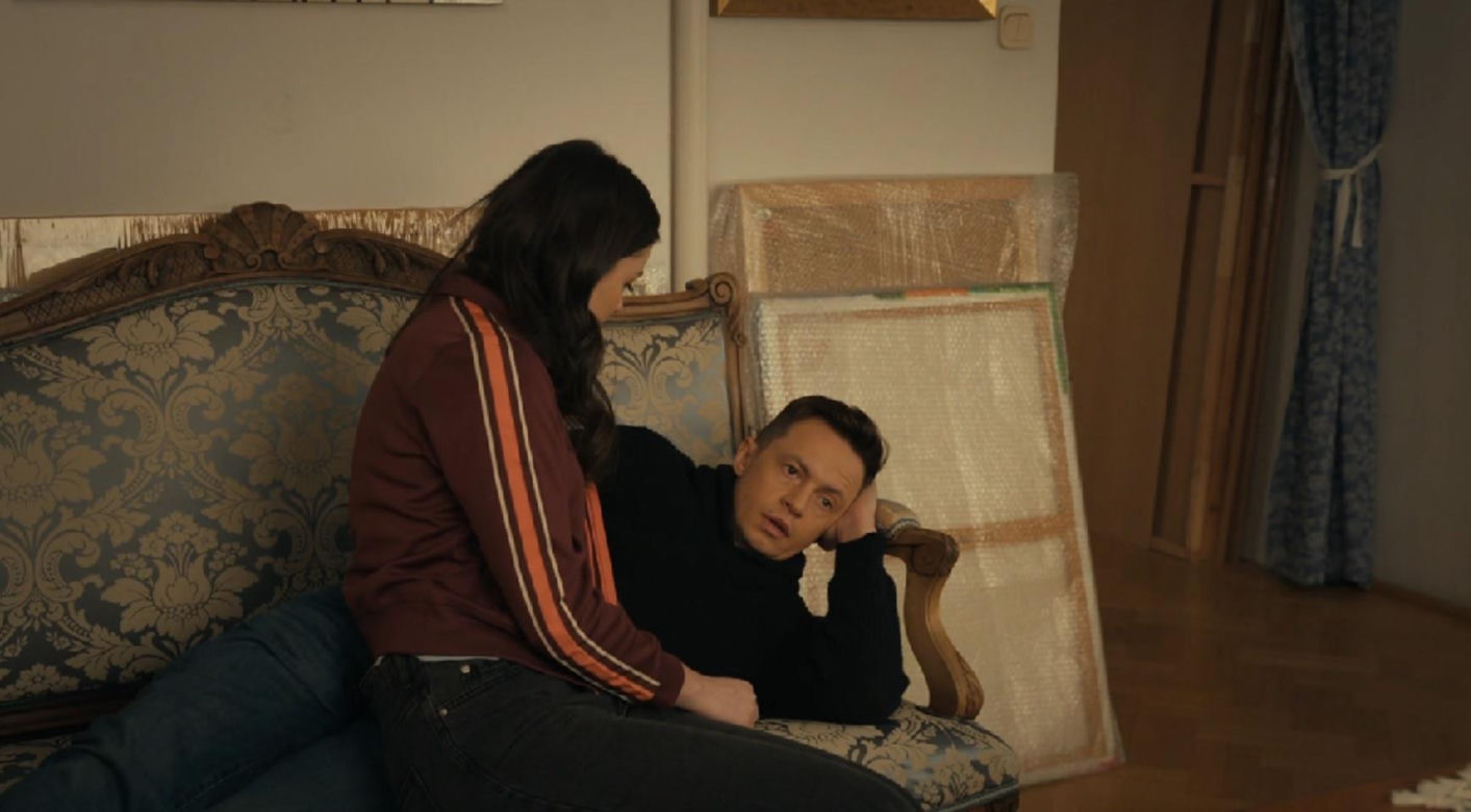Barwy szczęścia, odcinek 3202. Weronika (Maria Świłpa), Błażej (Piotr Ligienza)
