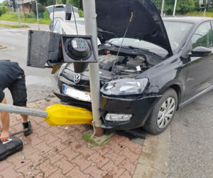 Wypadek na skrzyżowaniu w Starachowicach