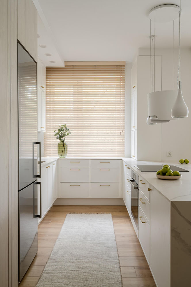 Mieszkanie w jasnych kolorach od KODO