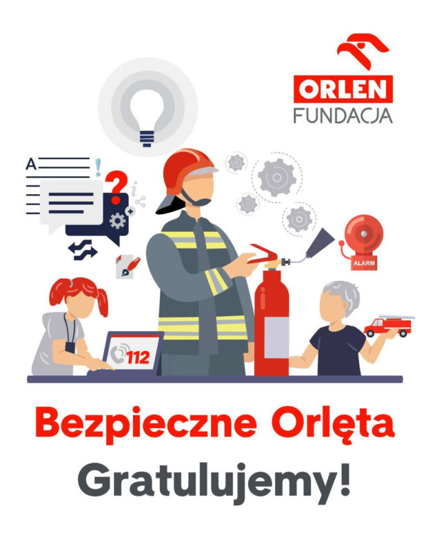 Na wyposażenie sali OGNIK trafiło łącznie 30 kompletów ubranek strażackich i hełmów dla dzieci oraz dwa defibrylatory szkoleniowe