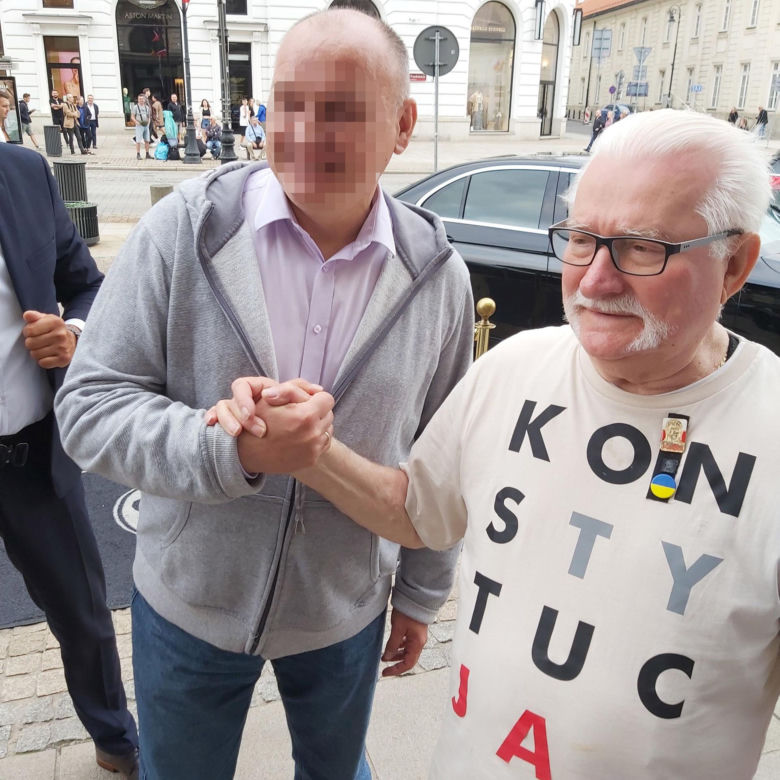 Lech Wałęsa pokazał kulisy manifestacji z 4.06