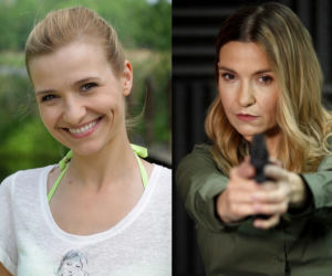 Joanna Koroniewska jako Maja w serialu Ślad i Małgosia w M jak miłość