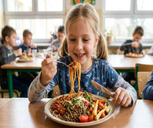 Rewolucja na stołówkach? Wyjaśniamy, czym jest dieta planetarna, którą będą jeść dzieci