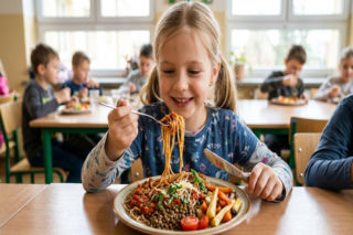 Rewolucja na stołówkach? Wyjaśniamy, czym jest dieta planetarna, którą będą jeść dzieci