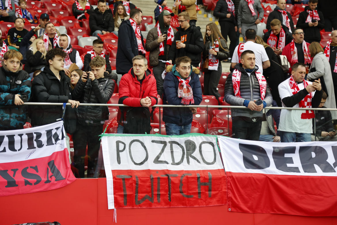 Kibice na meczu Polska - Estonia. Zdjęcia z trybun [21.03.2024]