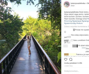 Katarzyna Zielińska na majówce